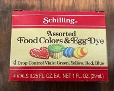 Vintage McCormick Food Colors & Egg Dye Food Color - MINT NEVER USED picture