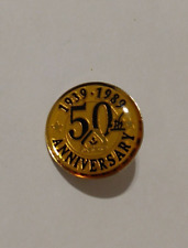 Albertsons 50th Anniversary 1939-1989 Vintage Lapel Pin picture