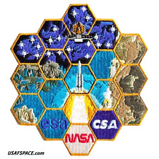 Authentic JAMES WEBB SPACE TELESCOPE -Tim Gagnon- JWST-AB Emblem- NASA ESA PATCH picture