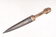 ATQ Turkish Indo Persian Khanjar Islamic Jambiya Inlaid Dagger Knife W Sheath.. picture