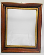 Antique Victorian Deep Well Picture Frame Walnut  10 X 12 picture