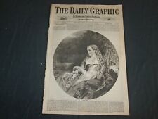 1874 JANUARY 21 THE DAILY GRAPHIC NEWSPAPER - IN MEDITATION - NT 7645 picture