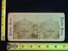 b064, Popular Series Stereoview - Broadway and Post Office, New York, c.1890's picture