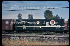 R DUPLICATE SLIDE - Northern Pacific NP 1168 Box Car Minneapolis MN 1955 picture