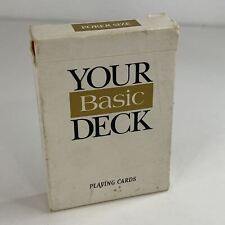 Vintage Basic Cigarettes Your Basic Deck Playing Cards picture