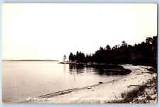 Lake Kabetogama Minnesota MN Postcard RPPC Photo A Pretty Bay c1940's Vintage picture