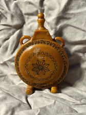 ANCIENT ARTIFACT ROMANIAN ANTIQUE HANDMADE COMPASS DESIGN ROMANIA ETCHED picture