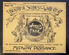 RARE 1893 World's Fair Booklet -Beautiful Scenes of the White City- picture