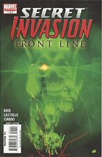 Secret Invasion Comic 1 Front Line Cover A First Print 2008 Reed Ciardo Marvel picture