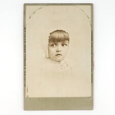 Boogers Child Drawing Cabinet Card c1883 Detroit Michigan Sharp Hargreaves C2513 picture