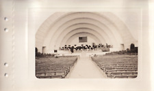 Vintage Found B&W Photograph Grant Park Band Stand Chicago, Illinois 1941 picture