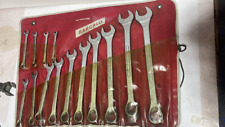 Vintage Barcalo Drop Forged  Combo  Wrench Set 14 Wrenches See Photos  picture