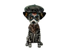 Talavera Chihuahua Folk Art Cute Dog Home Decor Mexican Pottery Multicolor 8.5