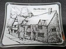 Vintage The Old Swan Inn Minster Lovell Glass Dish picture