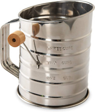 Flour Sifter, 3-Cup, Stainless Steel picture