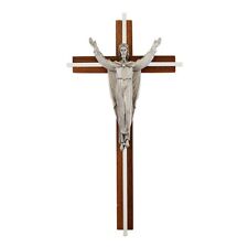 Risen Christ Cross with Inlay Easter Wall Crucifix Risen Christ Wall Cross picture