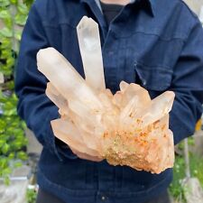 2.2LB A++Large Natural clear white Crystal Himalayan quartz cluster /mineralsls picture