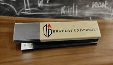 BRADLEY UNIVERSITY BU Illinois School Office VINTAGE Old ACCO Desk Stapler USA picture