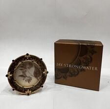 Jay Strongwater Brand New Round Mini Picture Frame picture