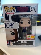  Funko POP #674 Robin Stranger Things Scoops Ahoy 2018 SDCC Fundays Exc. *READ picture