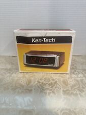 Rare Deadstock Vintage Ken-Tech Digital Alarm Clock Model T-2091 Japan NIB picture