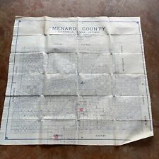 Menard County Tx Texas General Land Office Map 1942 Austin J.L Woodland picture