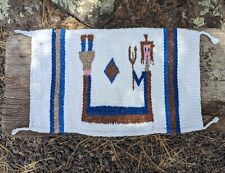 Native American Inspired Yei Handmade Weaving Rug Traditional Native Art Mexico picture