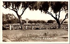 RPPC National Home Disabled Volunteer Soldiers Cemetery CA Postcard K66 picture