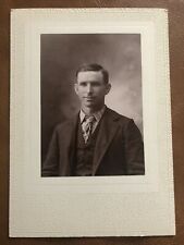 Cabinet Card Antique Photo Man Portrait Unknown Origin picture