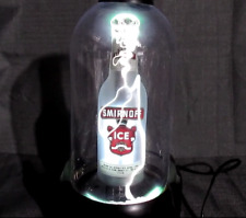 SMIRNOFF ICE Plasma Light Up Bottle Lightning Lamp Sign Bar Display - SEE VIDEO picture