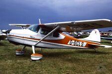 Original 35mm colour slide of Cessna 170B G-BCLS in 1980 picture