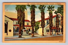 Pasadena CA-California, Pasadena Community Playhouse, Antique Vintage Postcard picture