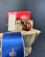 Savinelli Extra Dry 614 Smooth Finsh Bent Billiard Smoking Pipe With Filters picture