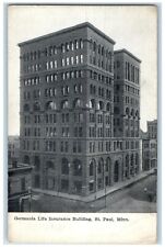 c1910 Exterior View Germania Life Insurance Building St Paul Minnesota Postcard picture