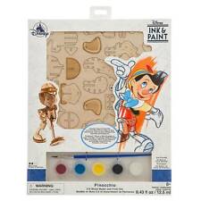 Disney Parks Ink & Paint Pinocchio 3D Wood Model and Paint Set New Sealed picture