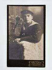 SMS Thüringen Young German Sailor Studio Photograph Portrait  WWI 1913 V* picture