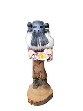 Handmade Corn Maiden Kachina Doll~by K. YAZZIE~Navajo~Fur & Turquoise~12