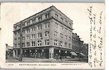 Postcard Bridgeport, CT Meig's Building Postmarked 1906  picture