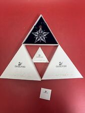 Swarovski Crystal Annual Snowflake Christmas Ornament 2001 NEW IN BOX picture
