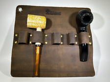 Peterson Leather Wall Pipe Rack..New..Pipes Not Included picture