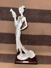1987 Florence Giuseppe Armani signed Figurine - Italy - “Lady With Parrot” Rare picture