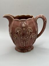 Antique Blue Ridge rose-colored  pitcher/grace jug, 6.5 in picture