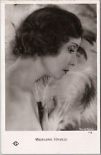 c1930s MADELEINE RENAUD French Actress RPPC Photo Postcard 
