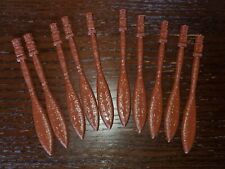 Tiki Bar Mix Drink Swizzle Stick Lot Of 20 6” long Trader Vic's paddle design picture