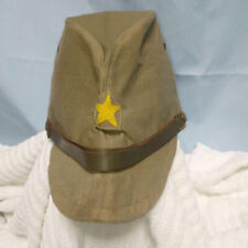 Former Japanese army original cap with insignia for summer WWⅡ IJA IJN military picture