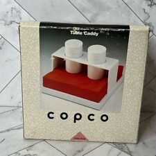 Vintage Copco Pink Salt & Pepper Shaker Set with Napkin Caddy with box picture