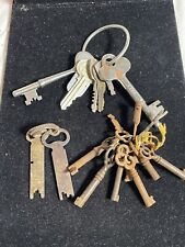 Three Antique Key rings picture