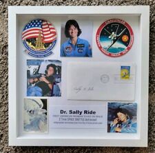 DR. SALLY RIDE astronaut Space Shuttle Display with signed Postal Cover NASA COA picture
