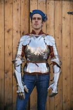 18GA SCA Larp Medieval Half Body Armor Suit With Cuirass/Gauntlet/Pauldrons picture