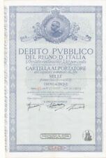 Debito Pvbblico Del Regno D'Italia - Foreign Bonds picture